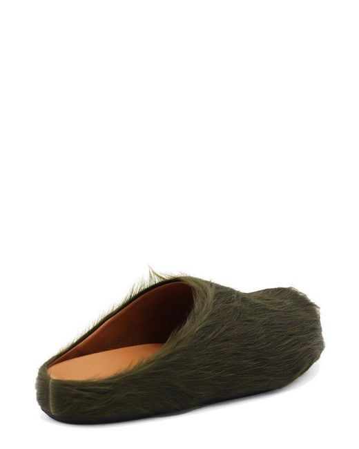 Marni Green Fussbett Sabot Slip-On Mules for men