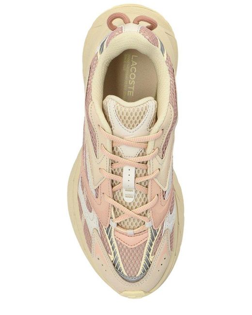 Lacoste Pink Athletic Sneakers