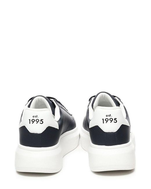 Liu Jo Blue Lace-Up Sneakers for men