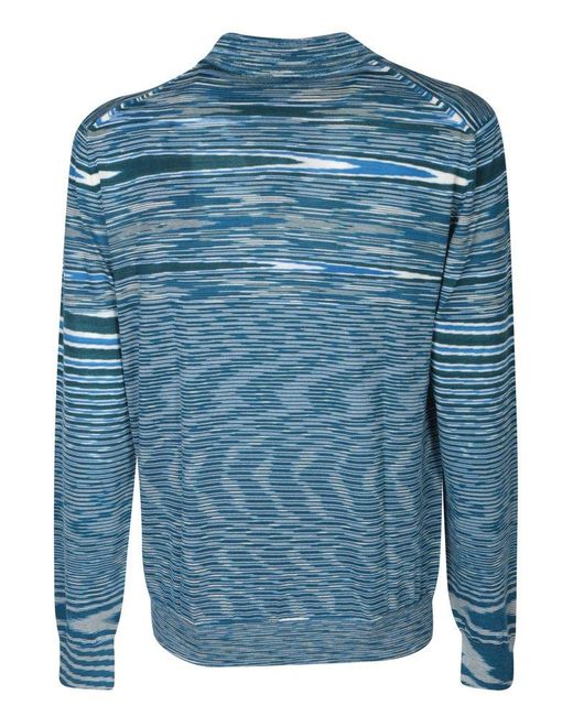 Missoni T-shirts in Blue for Men | Lyst