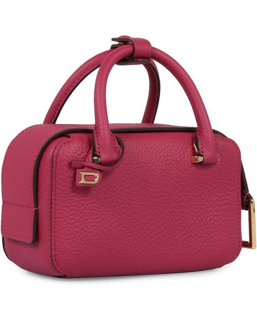 Delvaux Purple Cool Box Nano Tote