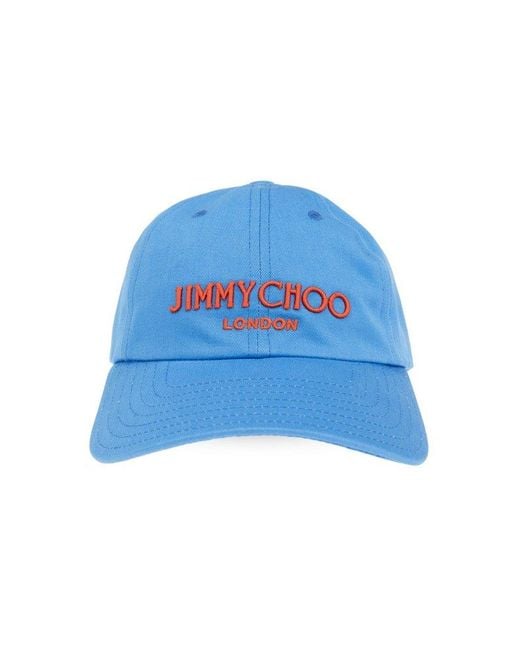 Jimmy Choo Blue Baseball Cap