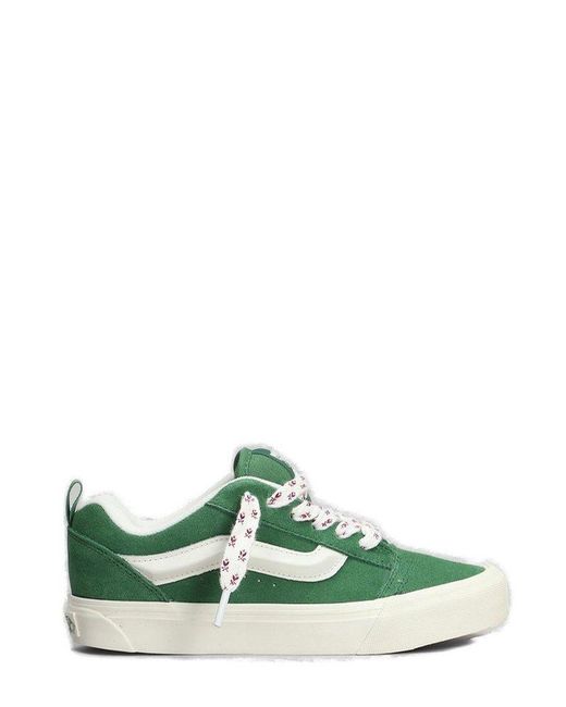 Vans Green Knu Skool Lace-Up Sneakers