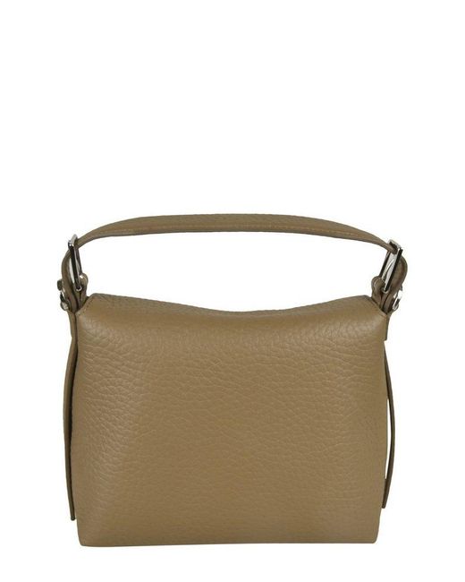 Orciani Brown Nana Soft Shoulder Strap Small Handbag