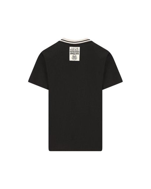 Moncler Genius Black Moncler X Palm Angels Racing-Inspired Patch T-Shirt for men