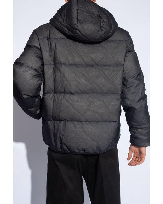 DSquared² Black Down Jacket With Logo, for men