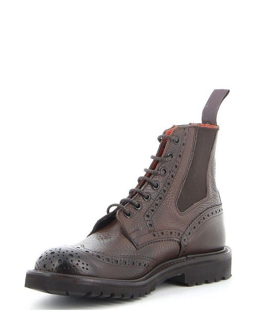Tricker's Brown Ellis Muflone Ankle Boots for men