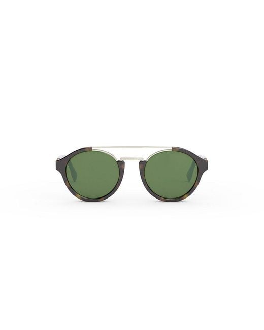 Fendi round shop frame sunglasses