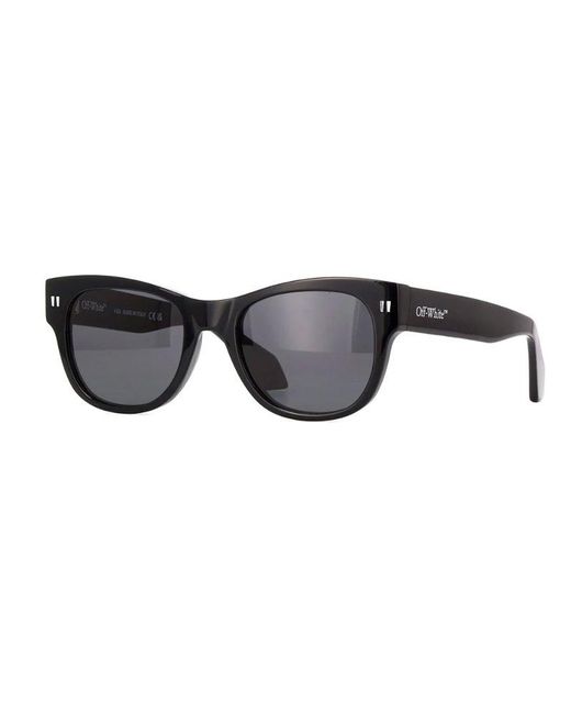 Off-White c/o Virgil Abloh Gray Square Frame Sunglasses