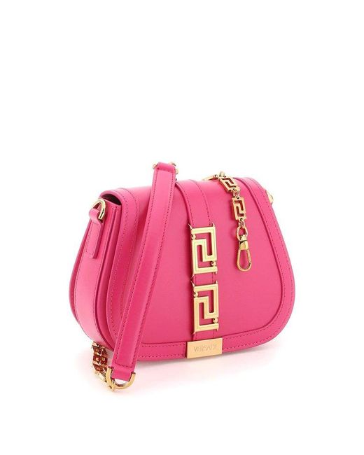 Versace Pink 'greca Goddess' Small Shoulder Bag