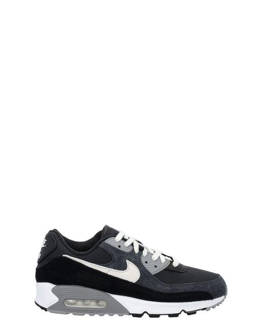 Nike Air Max 90 Lace-up Sneakers in Black for Men | Lyst