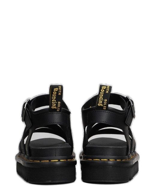 Dr. Martens Black Blaire Strap Sandals