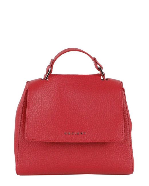 Orciani Red Sveva Soft Small Handbag
