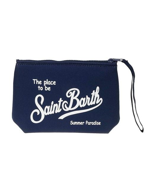 Mc2 Saint Barth Blue Wristlet Clutch