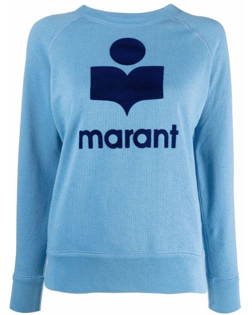 Étoile Isabel Marant Blue Logo-print Sweatshirt