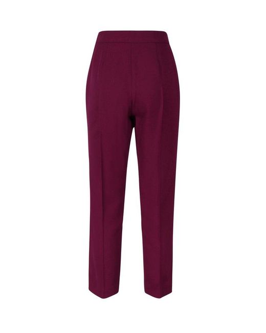 Fendi Purple Wool Pants