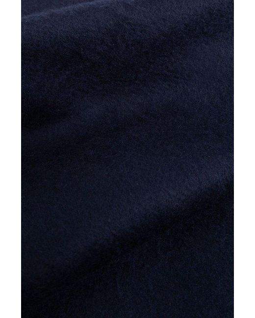 Versace Blue Wool Scarf, for men