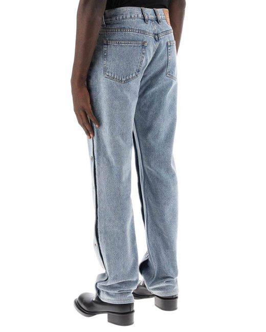 Y. Project Blue Jeans With Detachable Panels for men