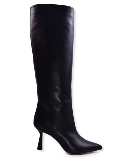 Aldo Castagna High-heeled Slip-on Boots in Black | Lyst Australia