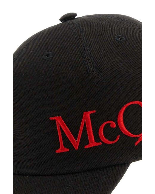 Alexander McQueen Black Cappello for men