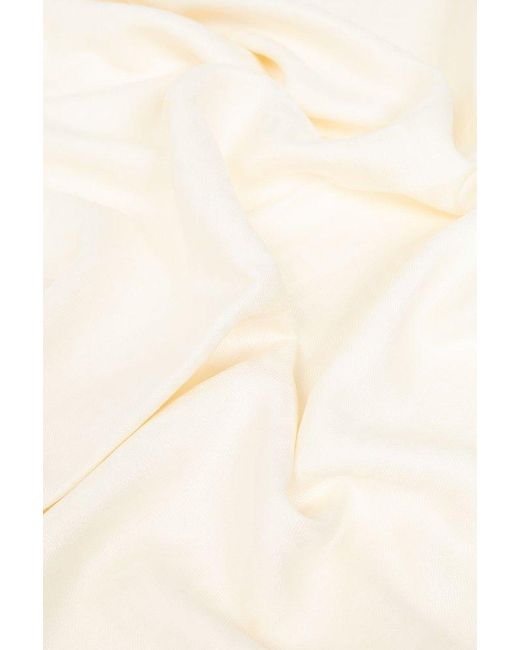 Givenchy White Scarf With Logo,