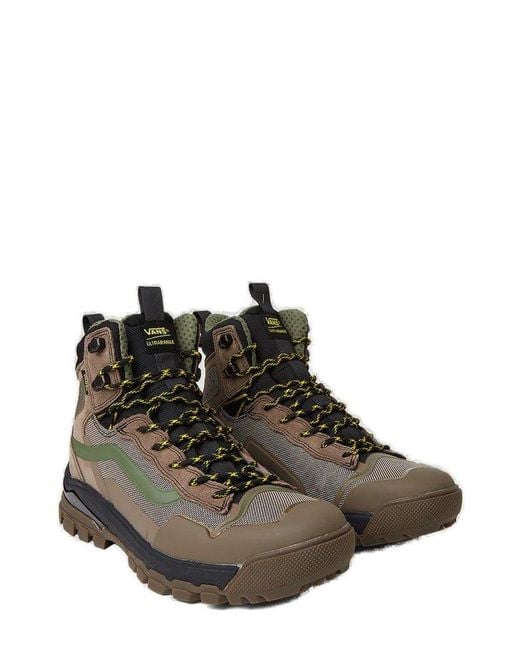 Vans Brown Ultrarange Exo Hi Gore-tex Mte-3 Hiking Boots for men