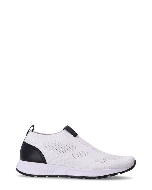 Polo Ralph Lauren White Kacie Slip-on Sneakers