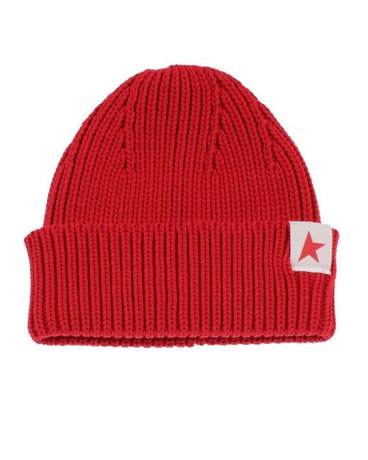 Golden Goose Cotton Star Patch Beanie 