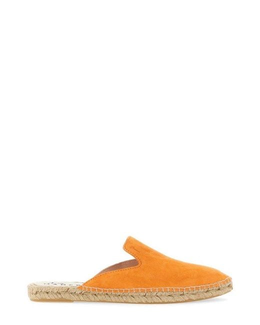 Manebí Orange Hamptons Slip-On Sandals