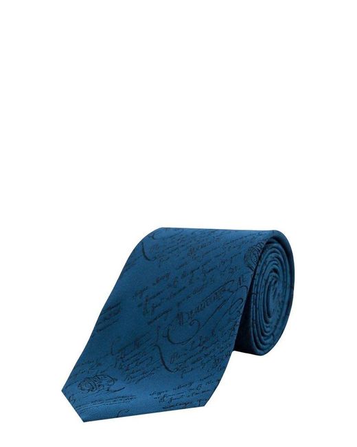 Berluti Blue Tie for men