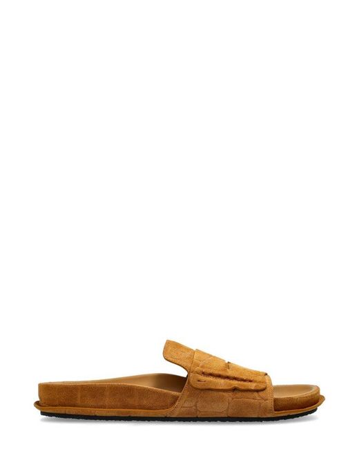 Jacquemus Brown Les Sandales Mocassin Slip-On Slides