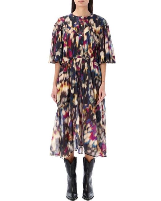 Isabel Marant Multicolor Maggy Dress