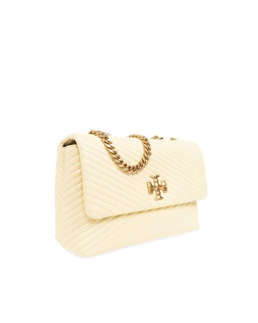 Tory Burch Natural Quilted Shoulder Bag,