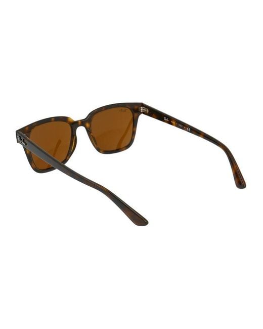 Ray-Ban Brown Rb4323 Square Frame Polarised Sunglasses