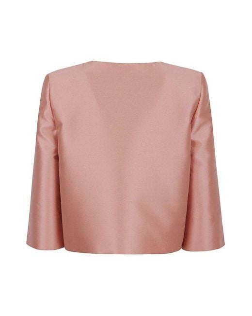 Alberta Ferretti Pink Short Jacket