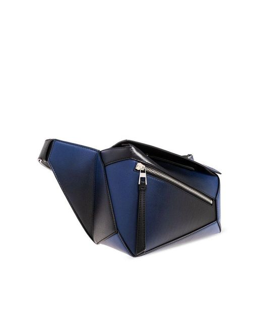 Loewe Blue Puzzle Edge Belt Bag for men