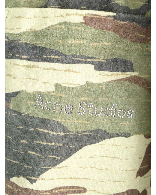 Acne Multicolor Camouflage Relaxed-fit Pants for men