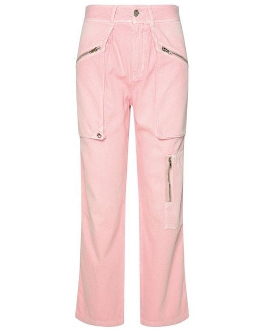 Isabel Marant Pink 'Juliette' Cotton Trousers