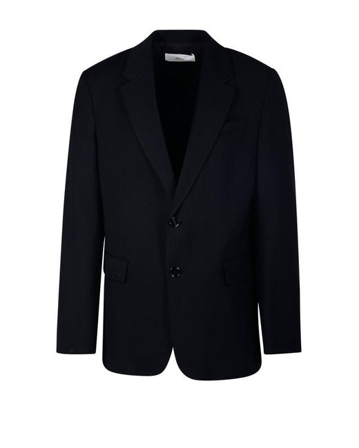 AMI Blue Paris Single-breasted Tailored Blazer for men