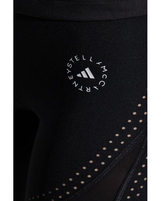 Adidas By Stella McCartney Blue Truepurpose Optime Logo-printed Cycling Shorts