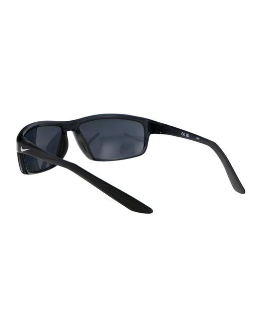 Nike Blue Rabid 22 Rectangle Frame Sunglasses