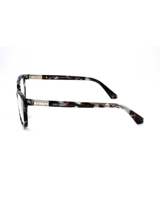 Jimmy Choo Black Cat-Eye Frame Glasses