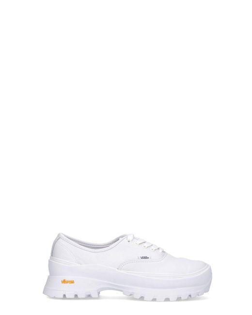 Vans Leather X Vibram Lx Chunky Sole Sneakers in White for Men - Lyst