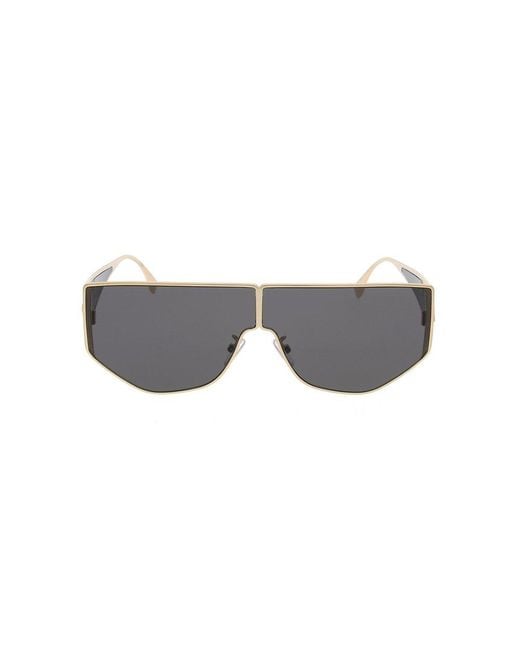 Fendi Gray Shield Frame Sunglasses