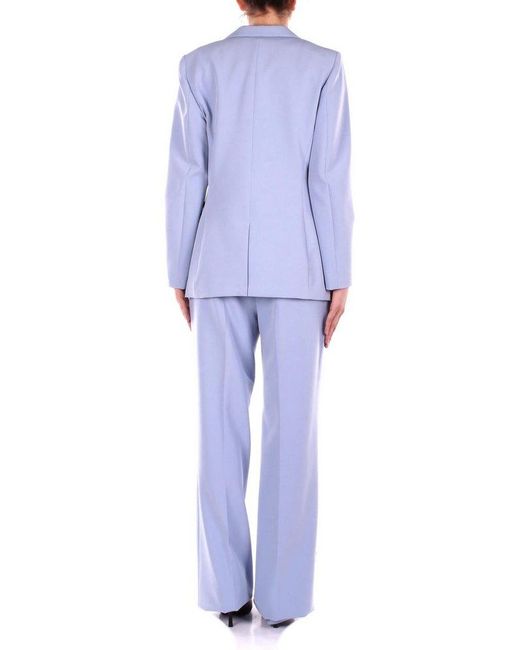 Liu Jo Blue Double-breasted Blazer