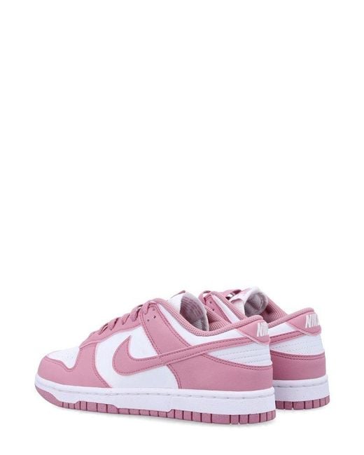 Nike Pink Dunk Low Next Nature Lace-Up Sneakers