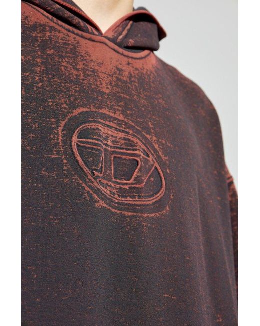 DIESEL Red Sweatshirt for men