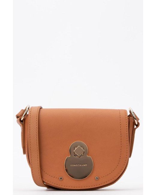 Longchamp Brown Cavalcade Xs Crossbody Bag