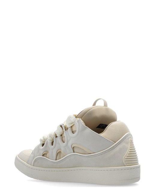 Lanvin White Curb Low-top Sneakers for men