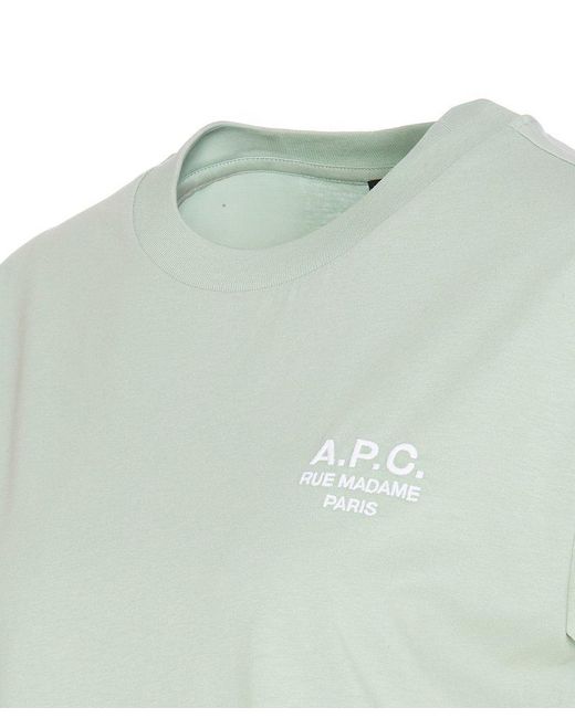 A.P.C. Green T-Shirts And Polos
